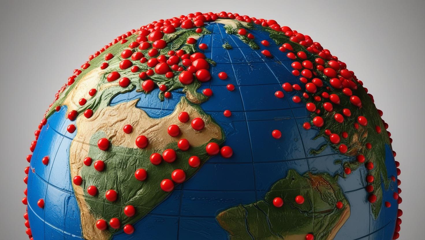 Um glbo com muitos pontos em vermelho.jpg